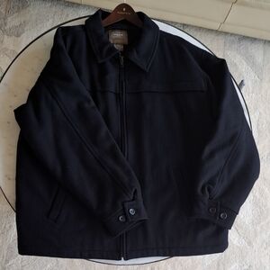 Haggar Men's Black Wool Jacket